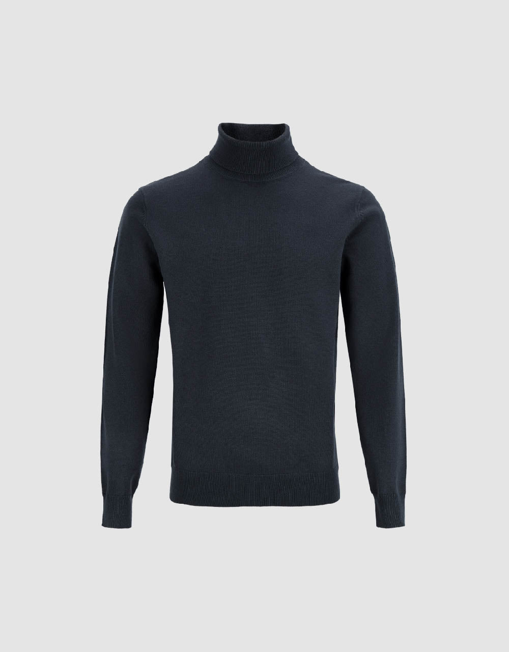 Turtle Neck Knitted T-Shirt