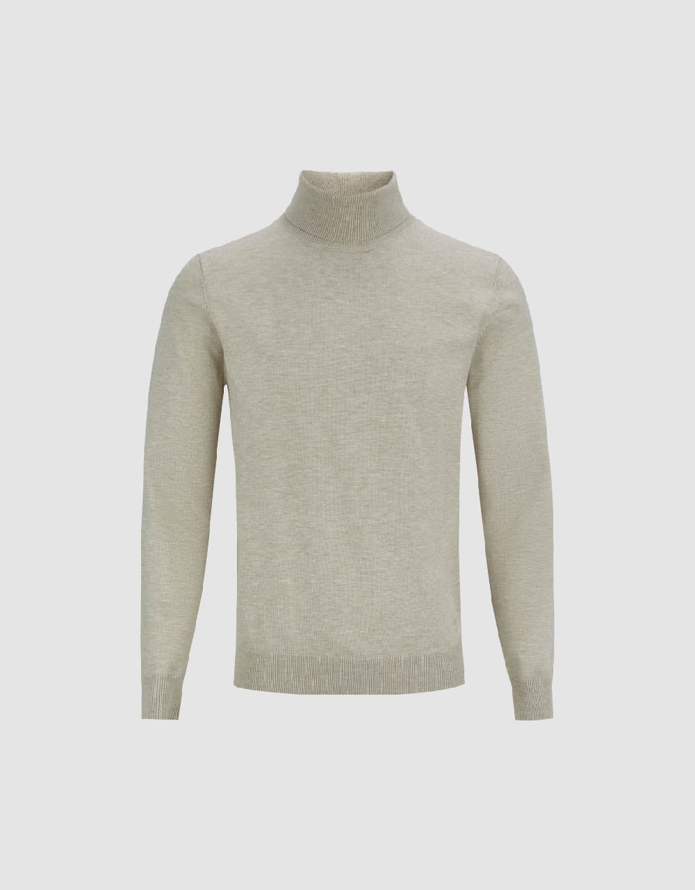 Turtle Neck Knitted T-Shirt