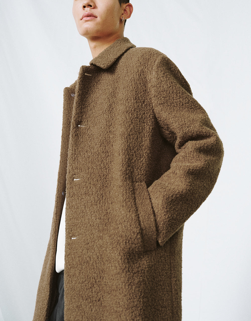 Straight Woolen Coat