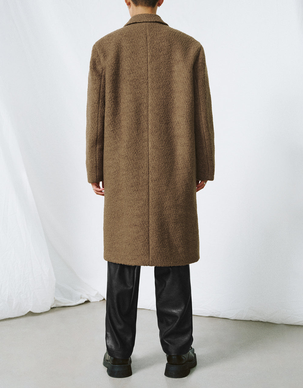 Straight Woolen Coat