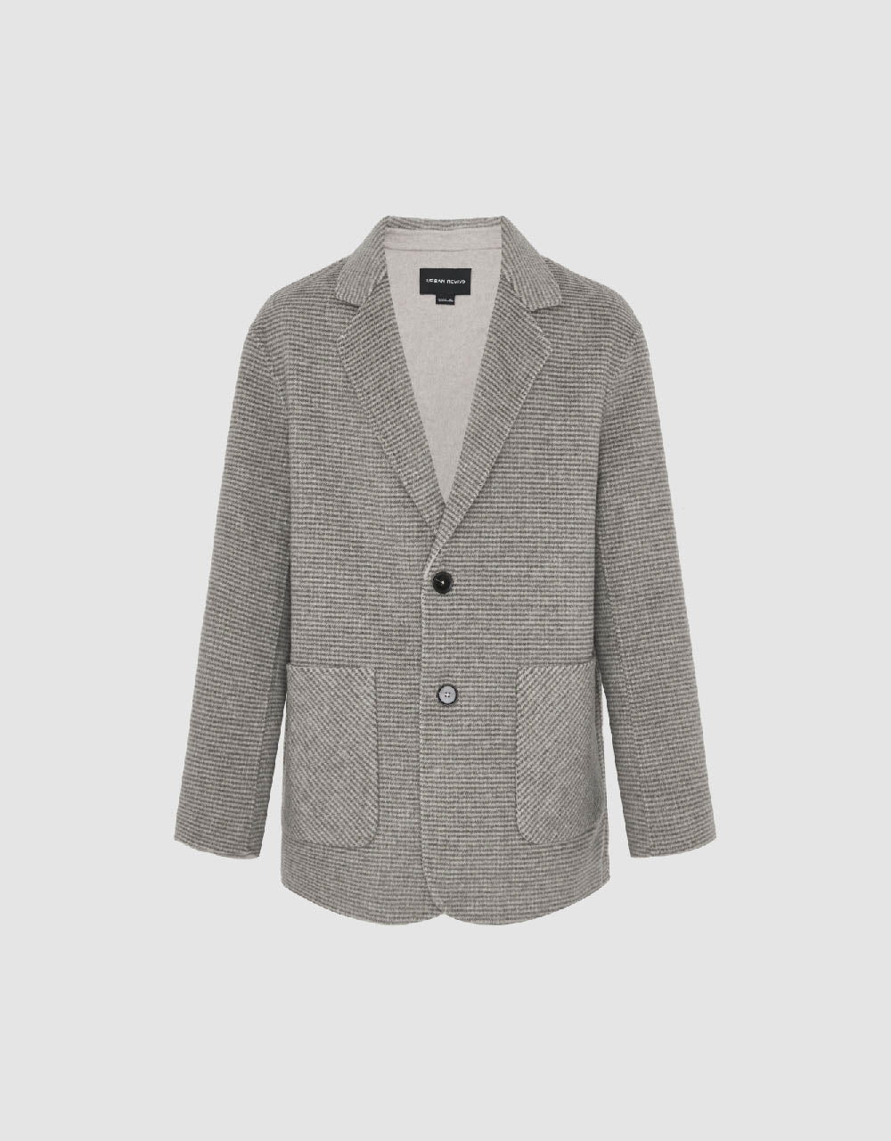 Notch Lapel Woolen Coat