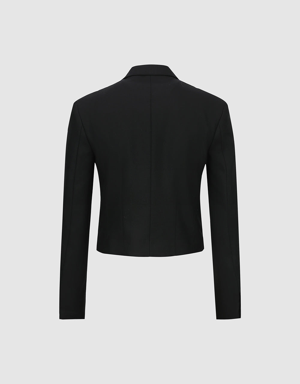 Cropped Peak Lapel Blazer