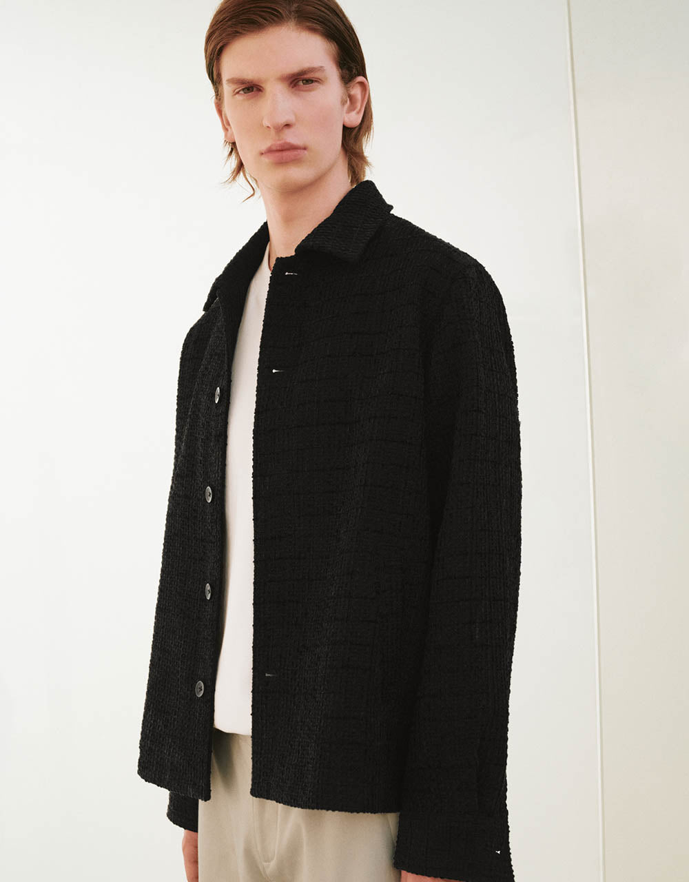 Loose Straight Woolen Jacket