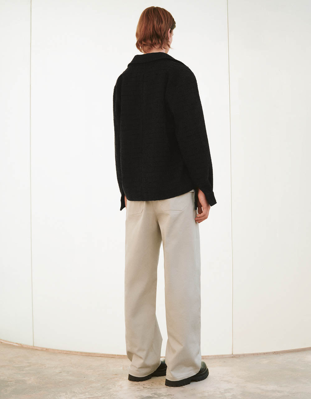 Loose Straight Woolen Jacket