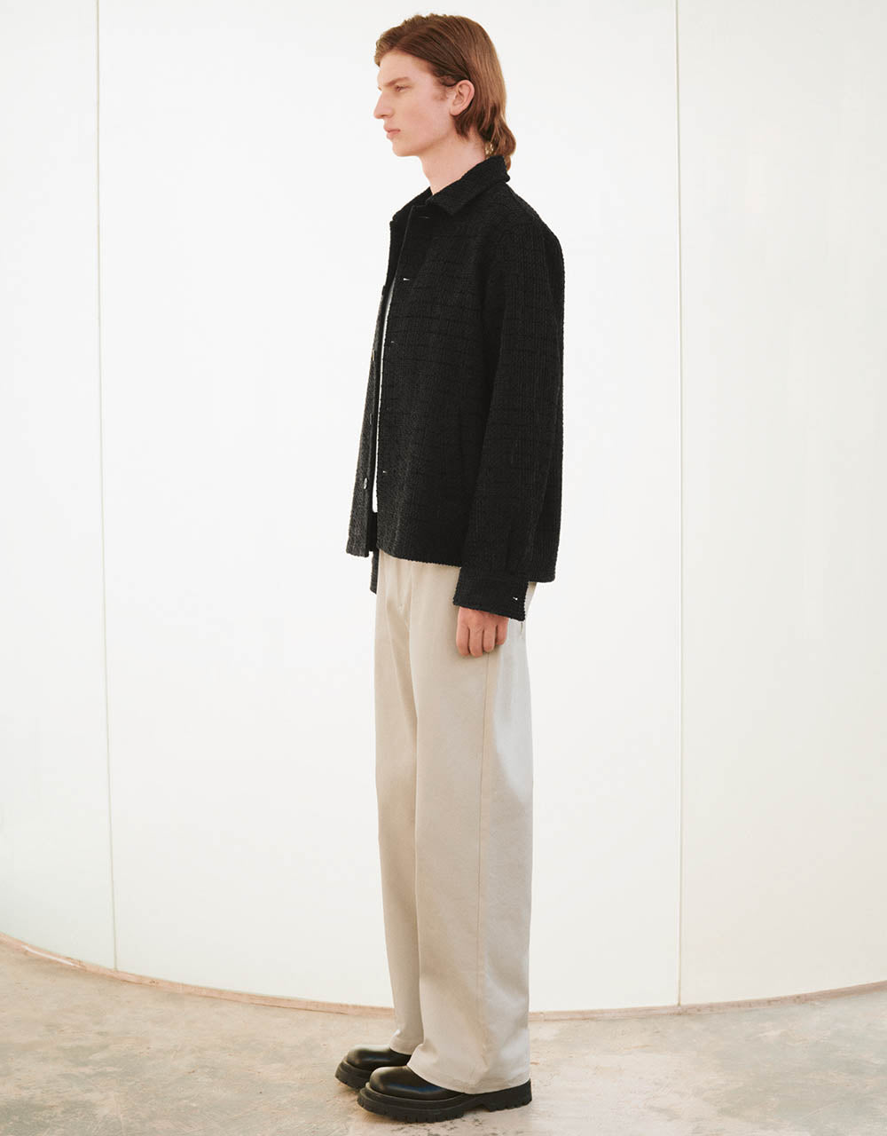 Loose Straight Woolen Jacket