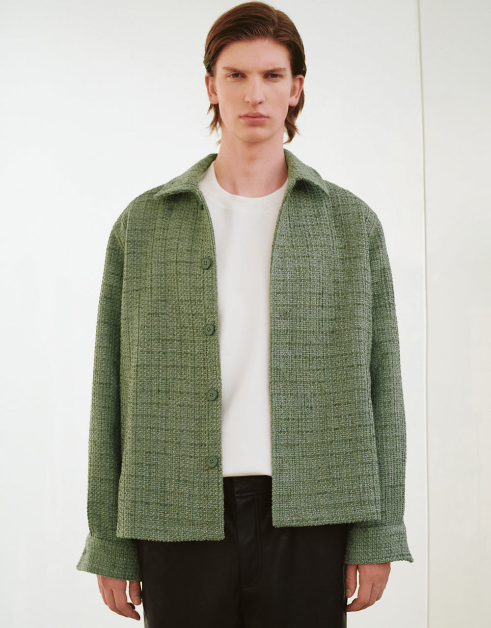 Loose Straight Woolen Jacket