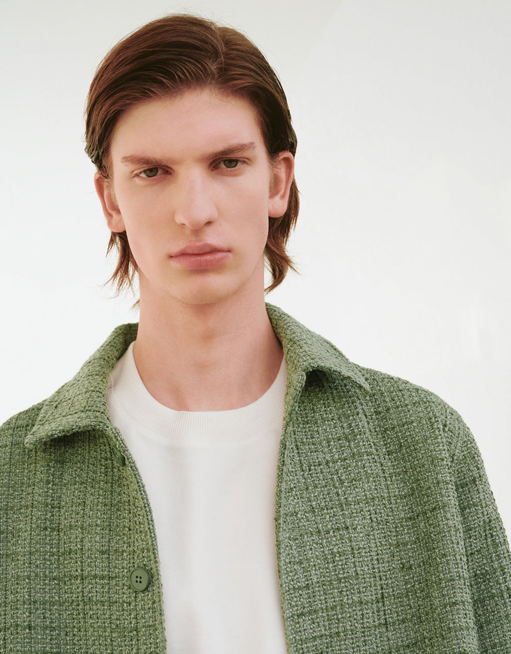 Loose Straight Woolen Jacket