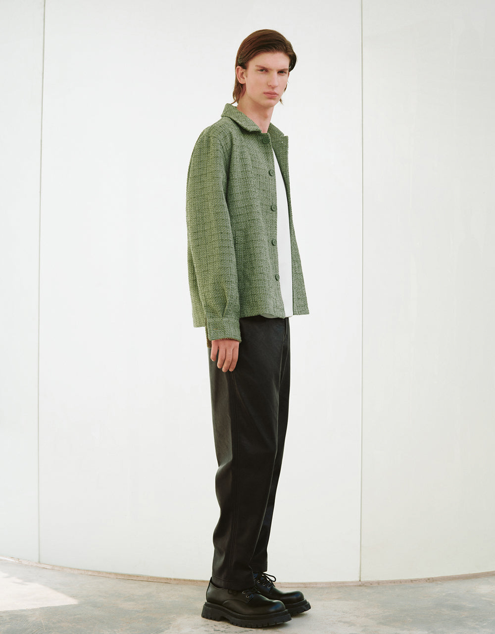 Loose Straight Woolen Jacket