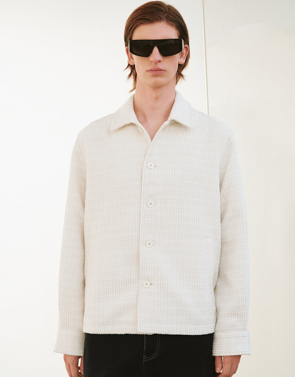 Loose Straight Woolen Jacket