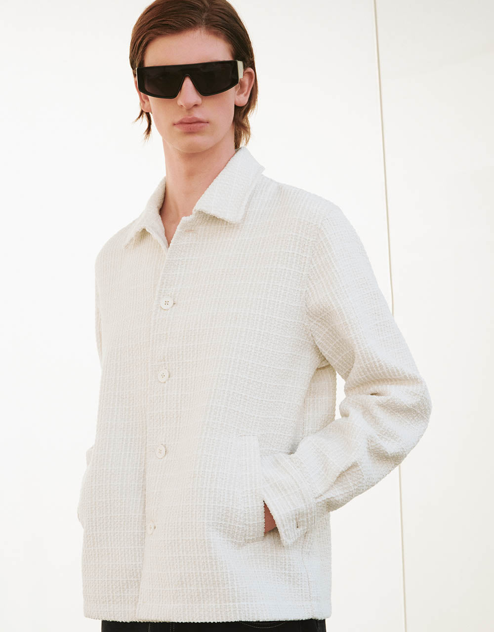 Loose Straight Woolen Jacket