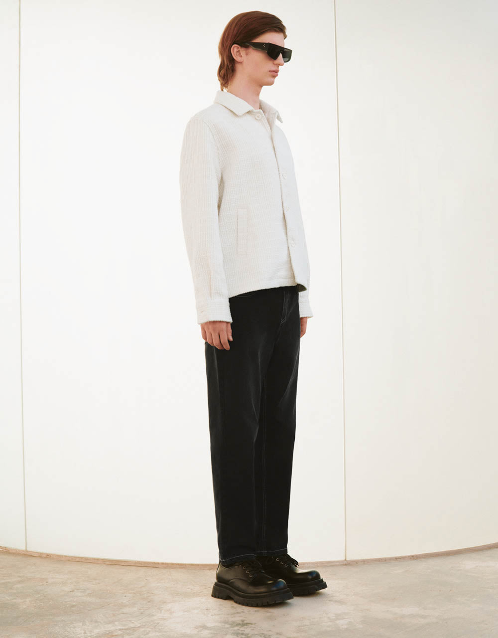 Loose Straight Woolen Jacket