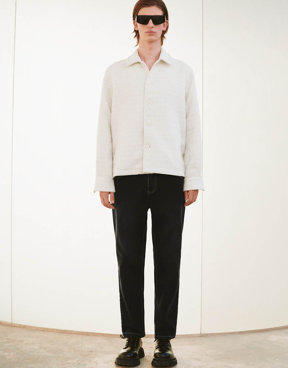 Loose Straight Woolen Jacket