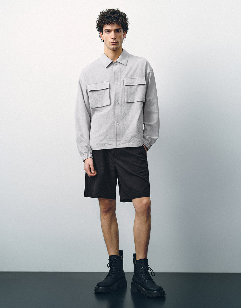 Press Button Loose Straight Jacket