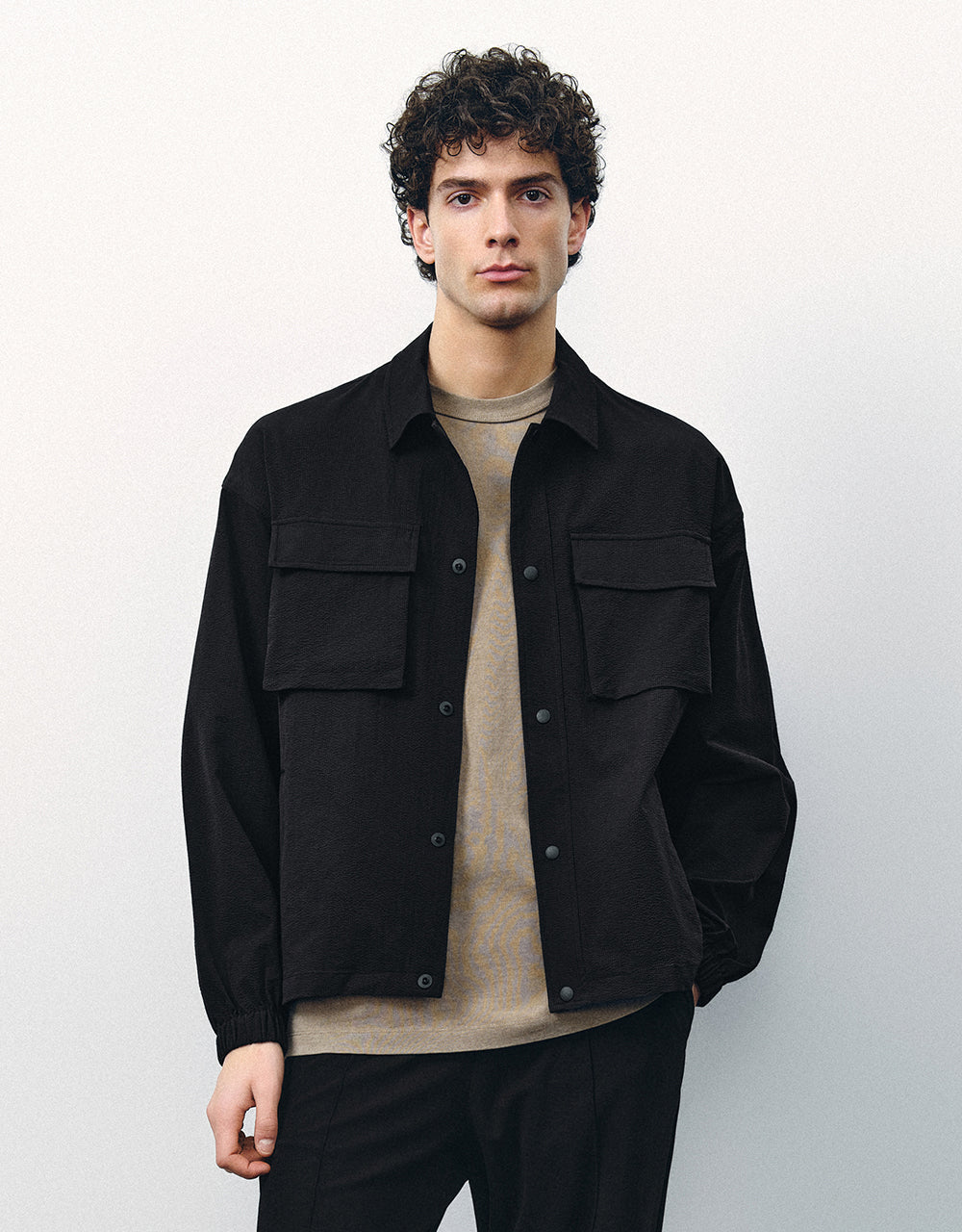 Press Button Loose Straight Jacket