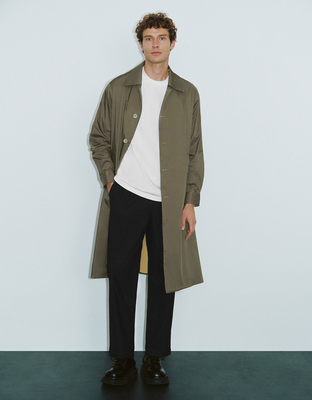 A-Line Trench Coat