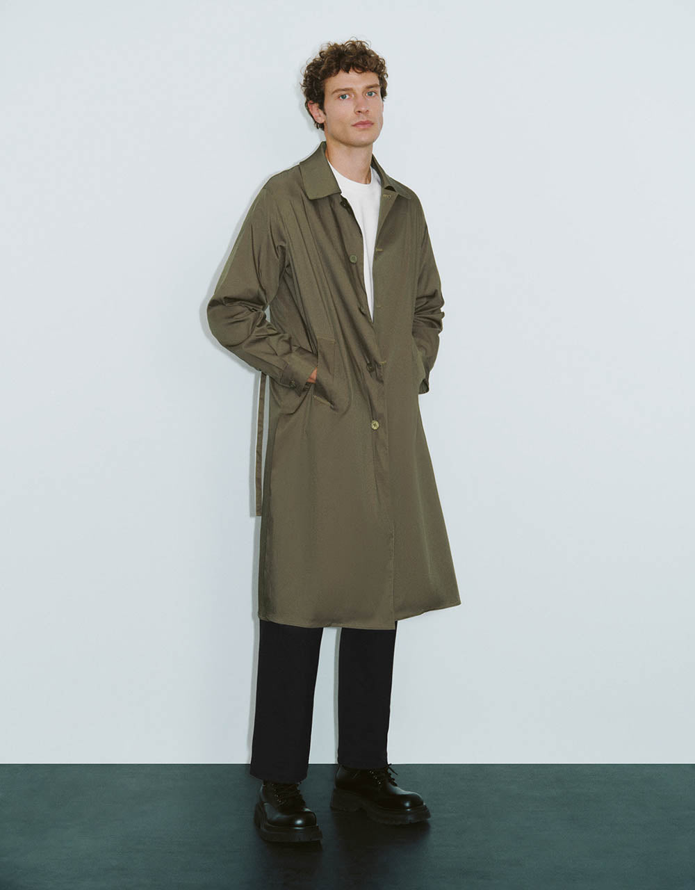 A-Line Trench Coat