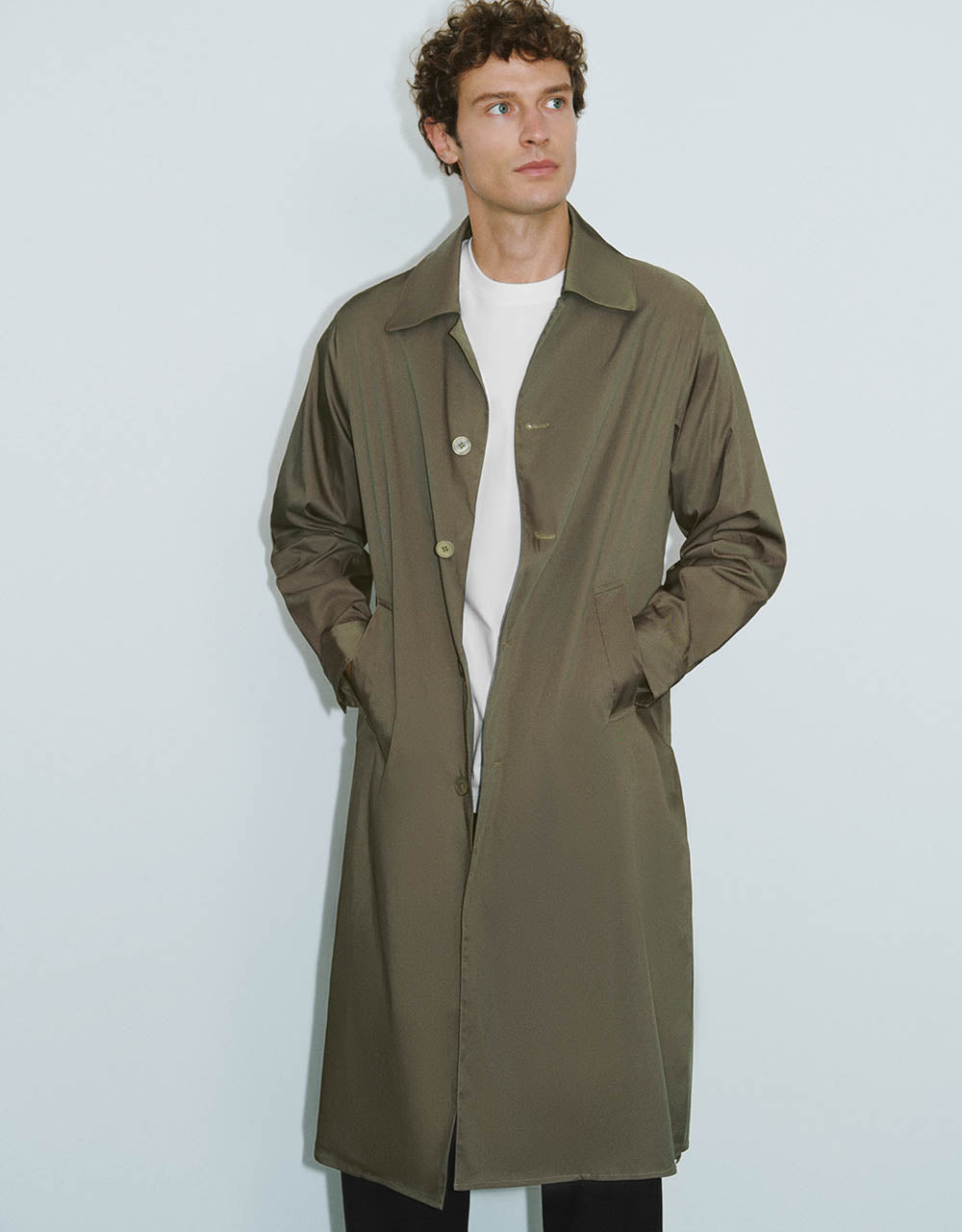 A-Line Trench Coat