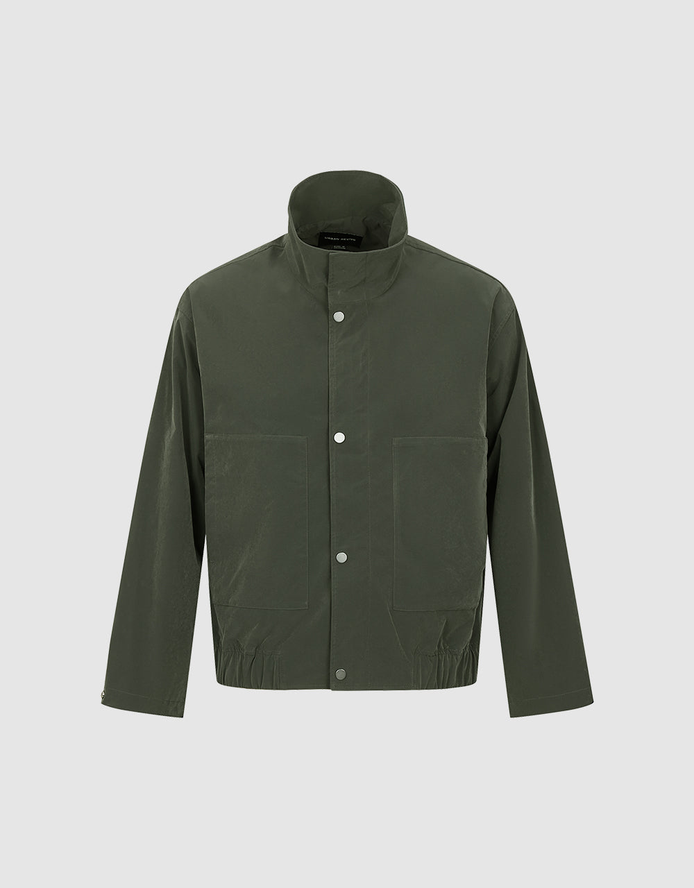 Stand Collar Straight Jacket