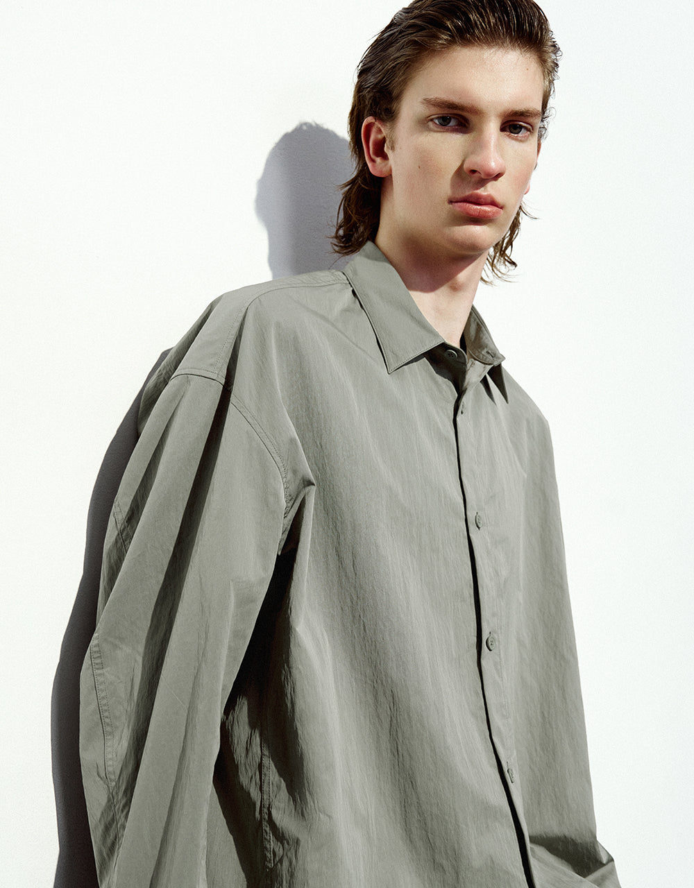 Drop Shoulder Sleeve Oversized Shirt