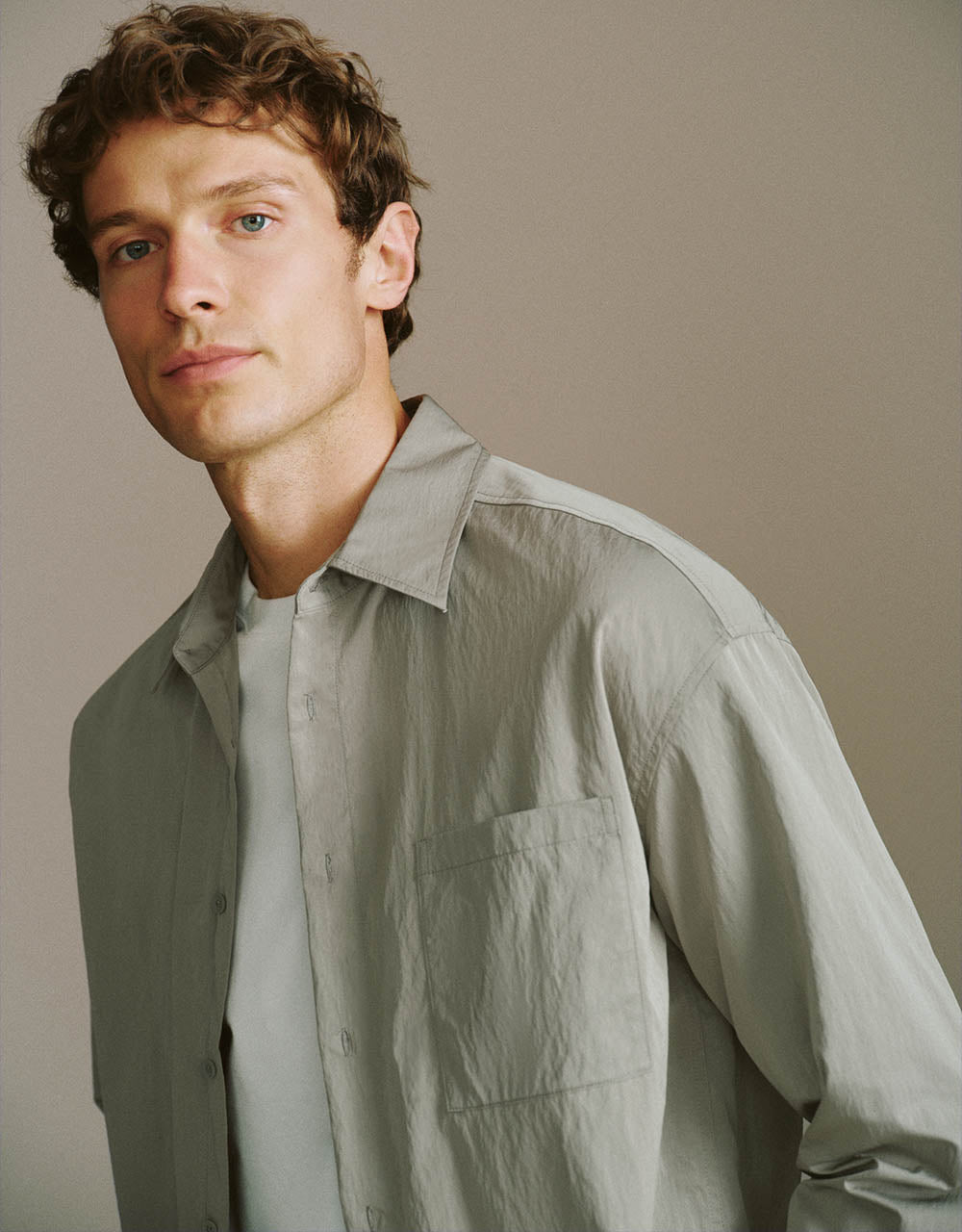 Button Up Loose Shirt