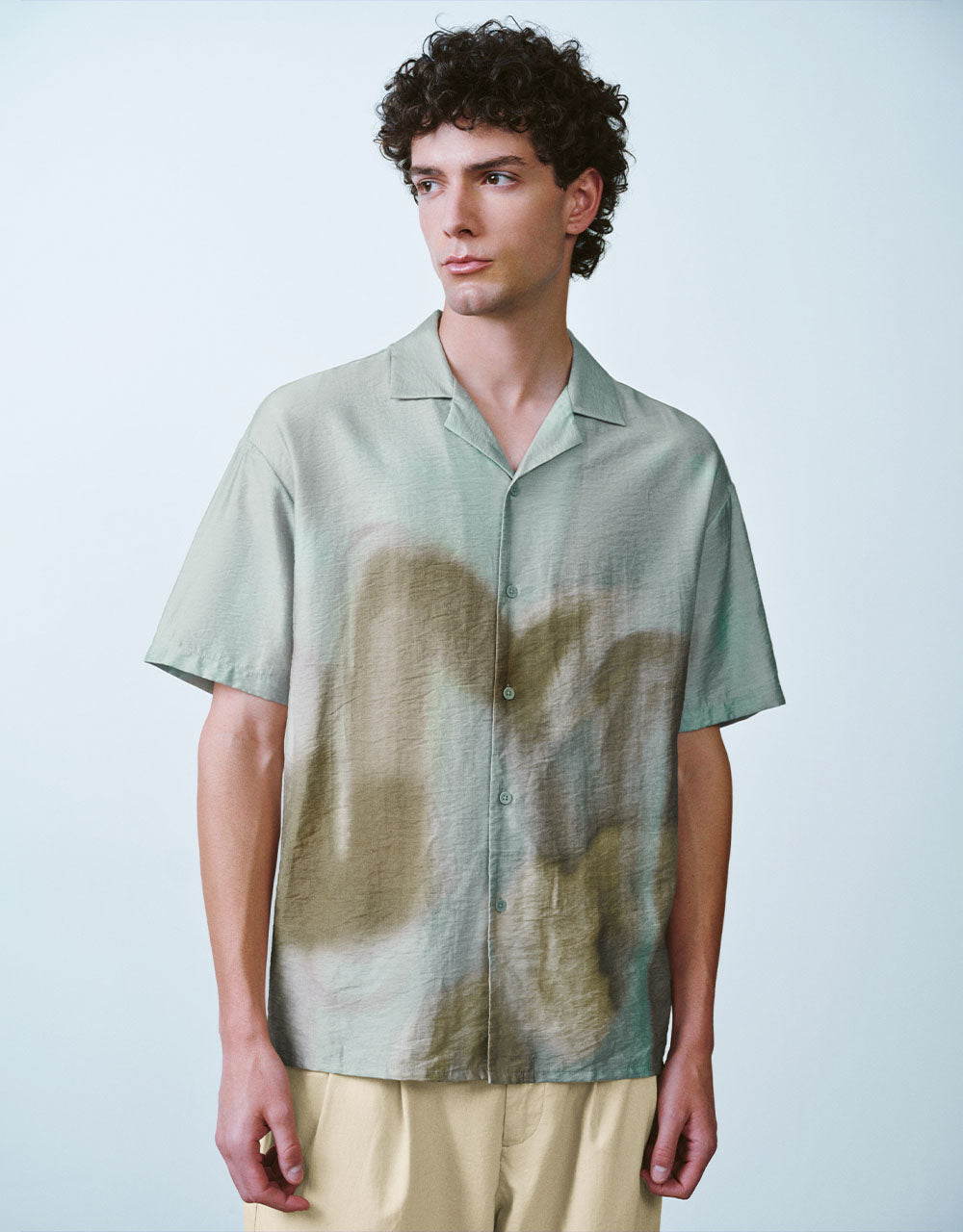 Printed Loose A-Line Shirt