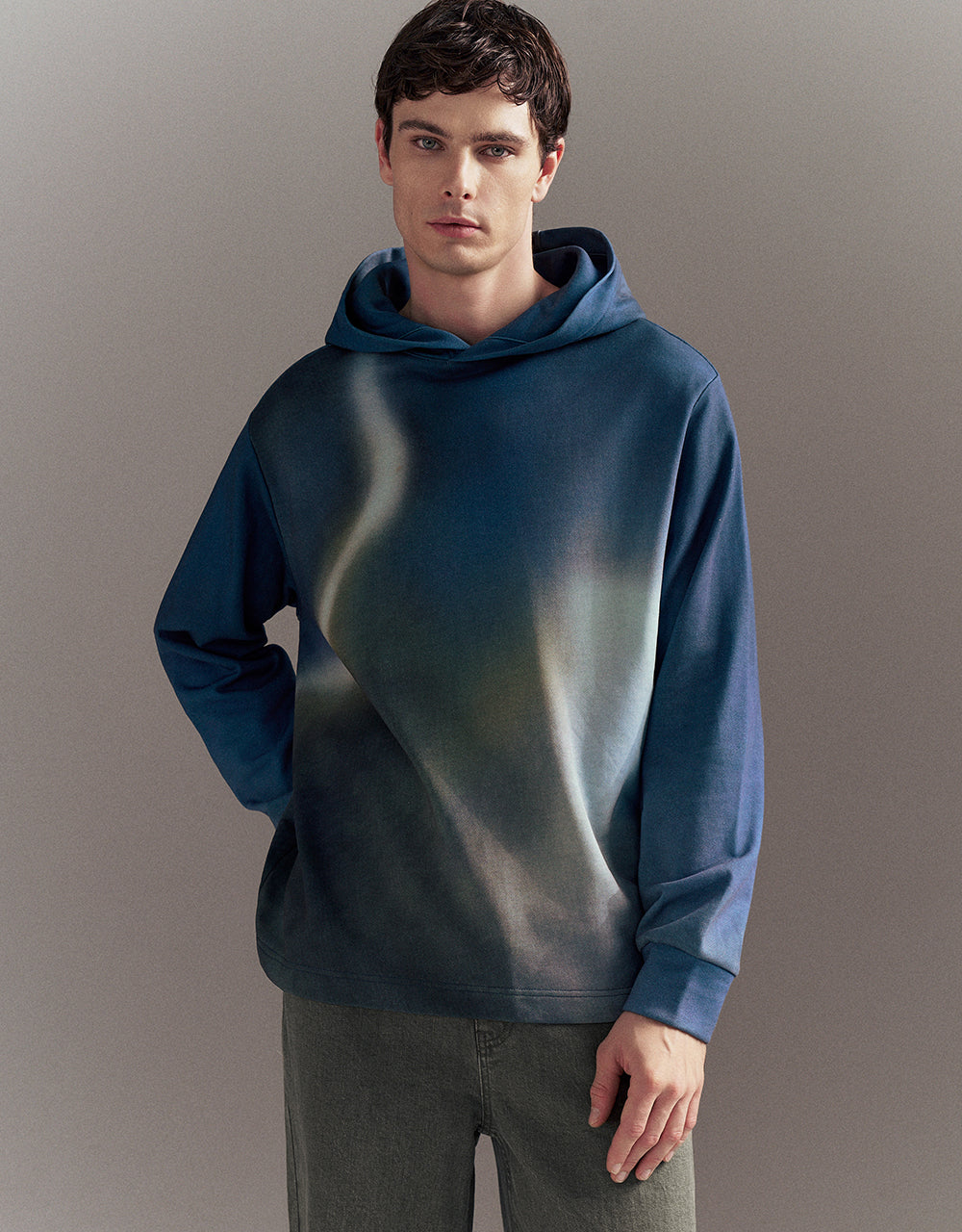 Printed Hooded Sweatshirt