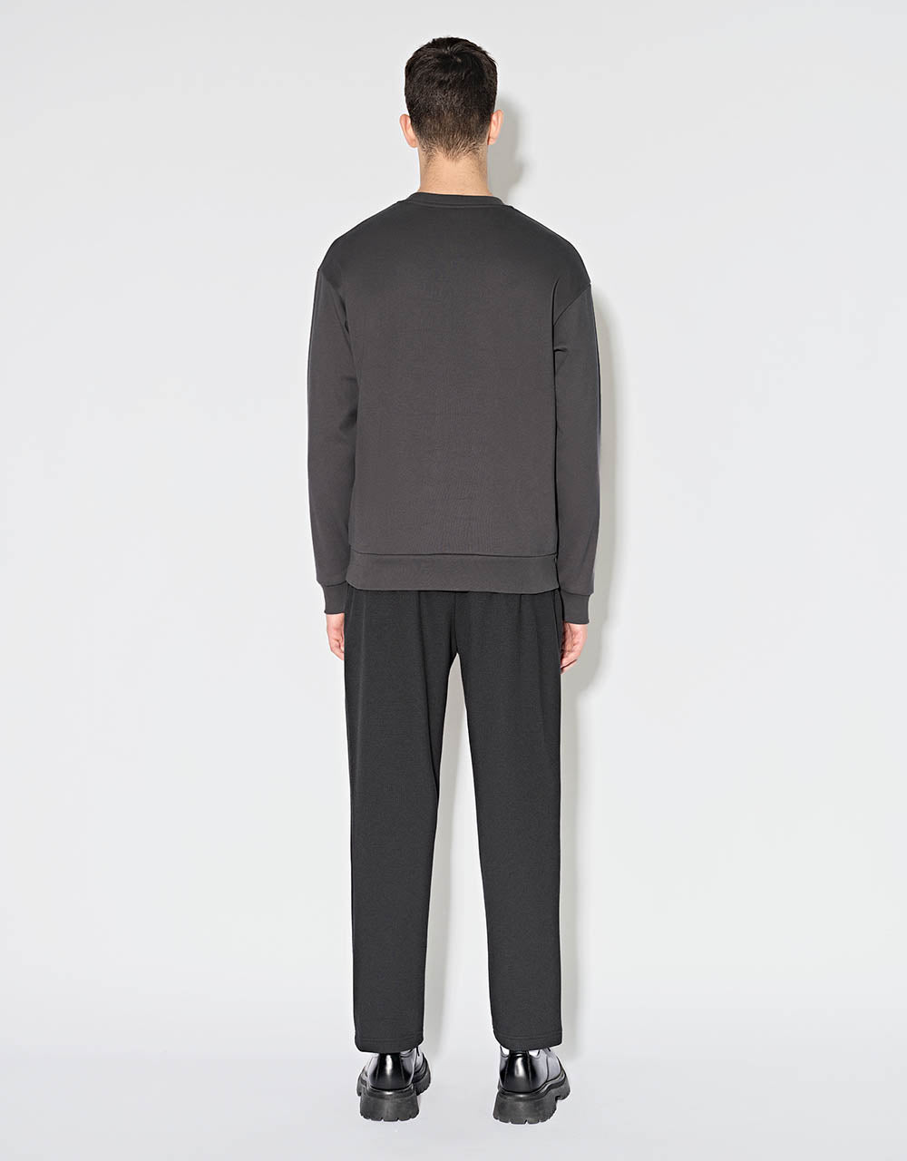 Letter Embossed Sweatshirt