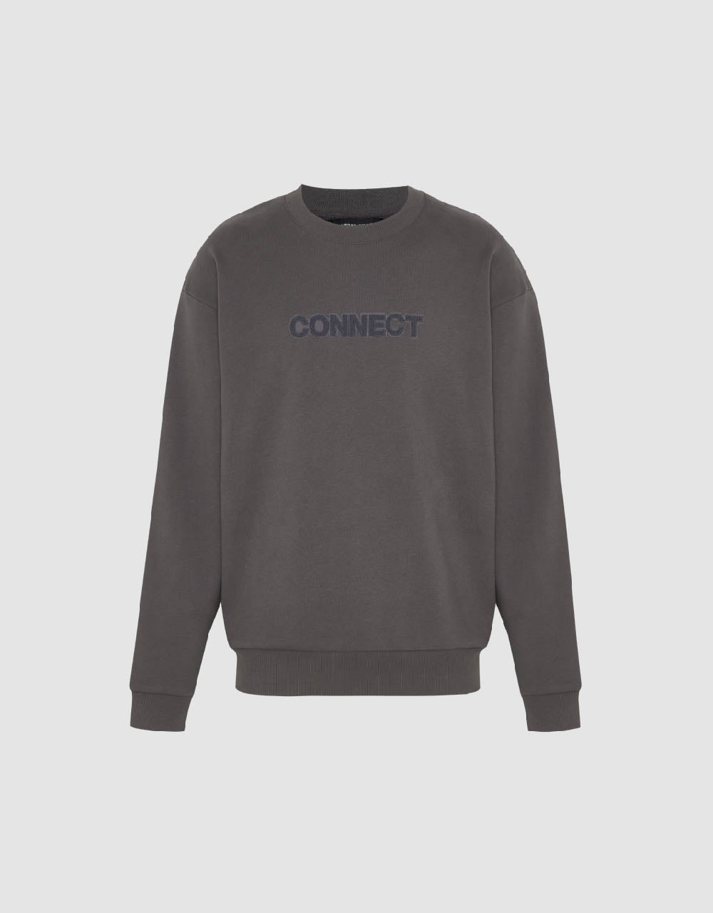 Letter Embossed Sweatshirt
