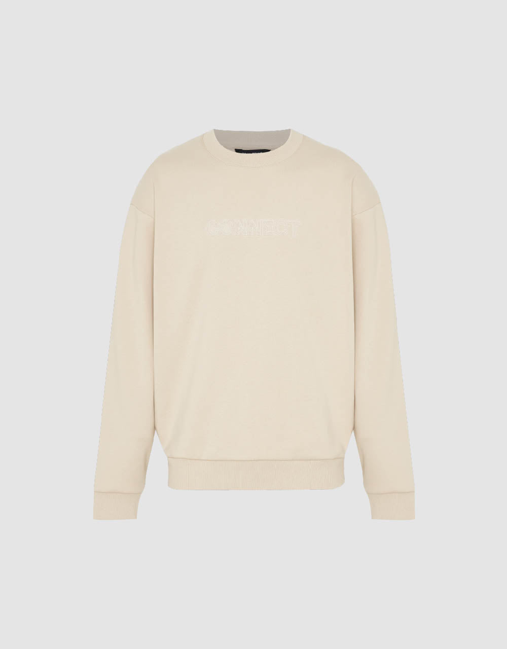 Letter Embossed Sweatshirt