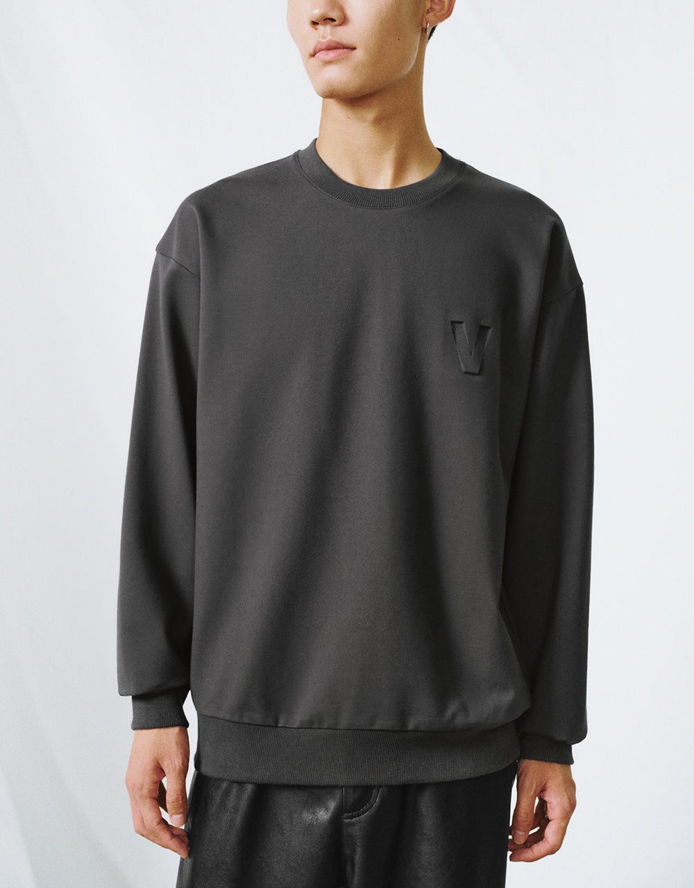 Crew Neck Straigh Sweatshirt