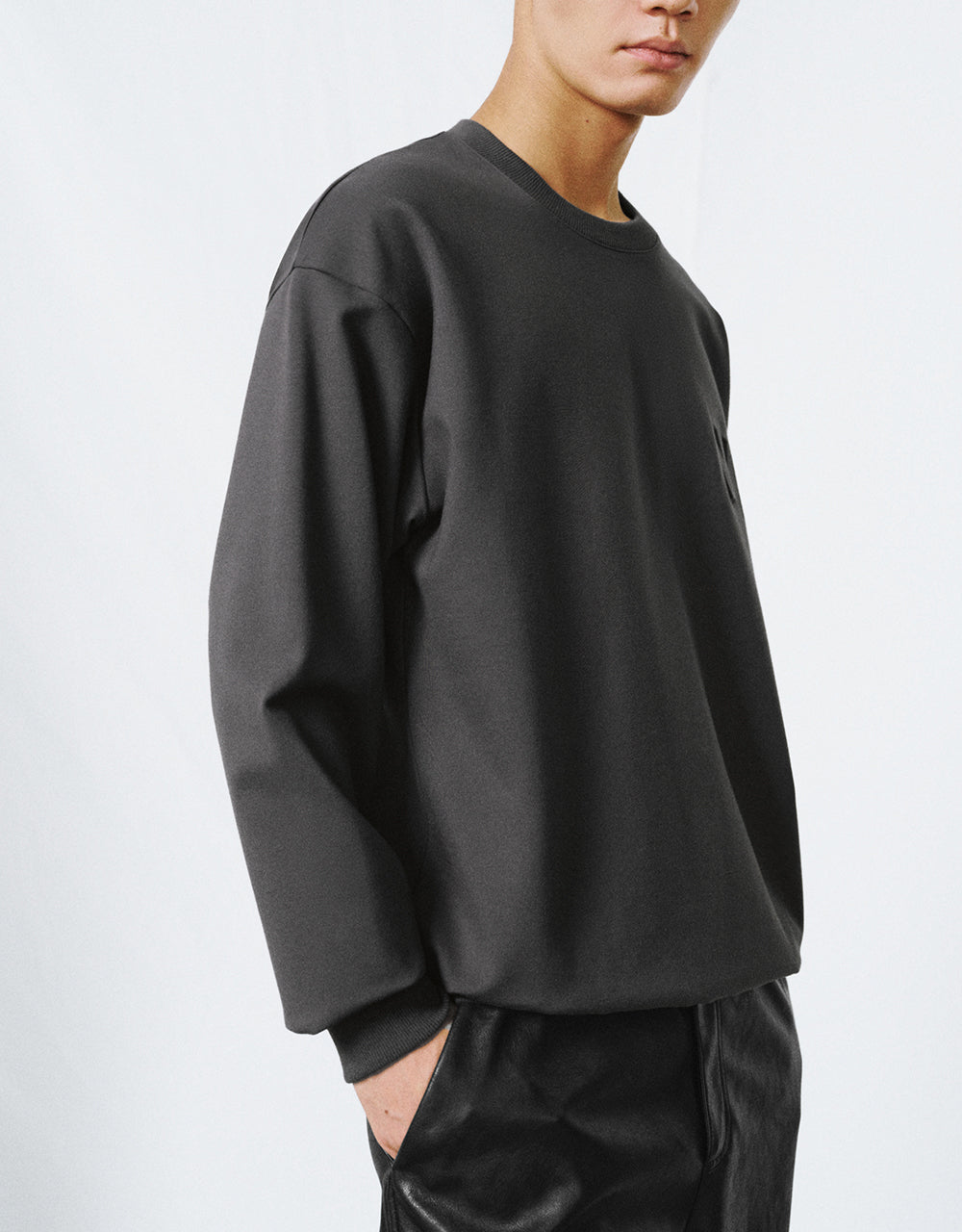 Crew Neck Straigh Sweatshirt