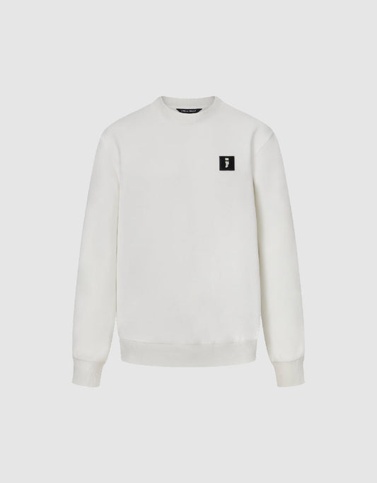 Crew Neck Straight Sweatshirt