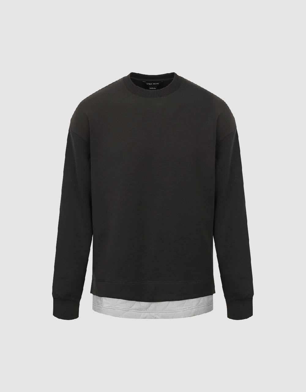 Crew Neck Straight Sweatshirt