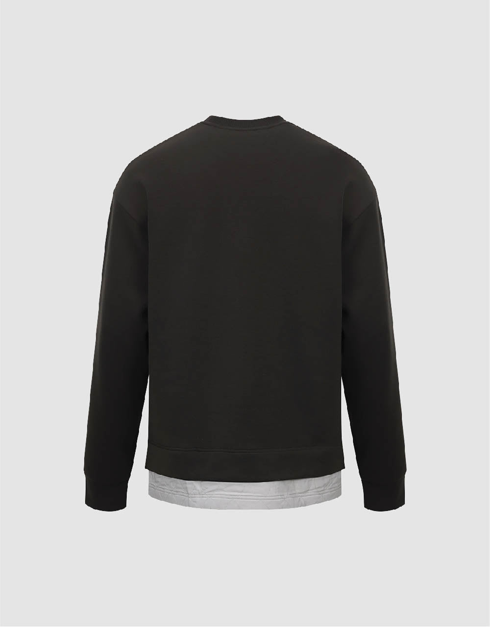 Crew Neck Straight Sweatshirt