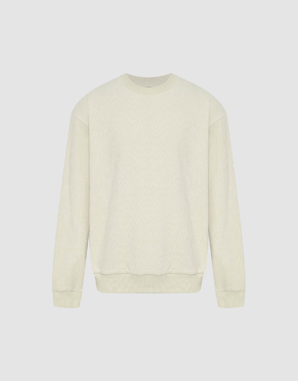 Crew Neck Straight Sweatshirt