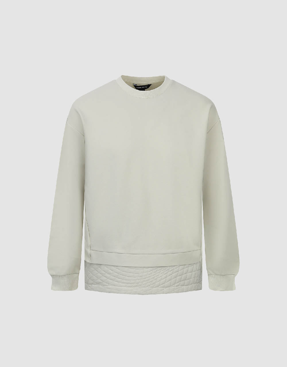 Crew Neck Straight Sweatshirt