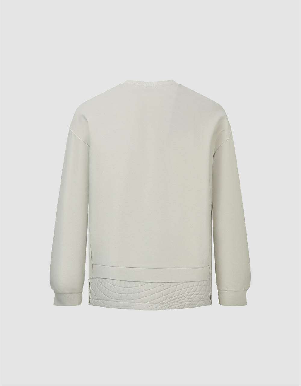 Crew Neck Straight Sweatshirt