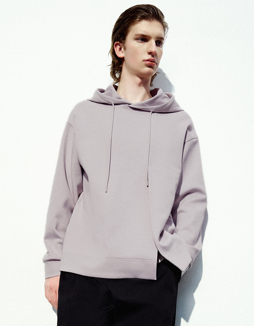 Hooded Straight Sweatshirt