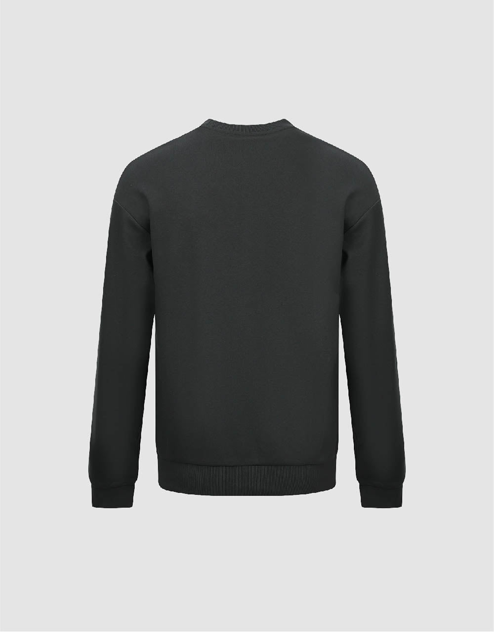Letter Embossed Straight Sweatshirt
