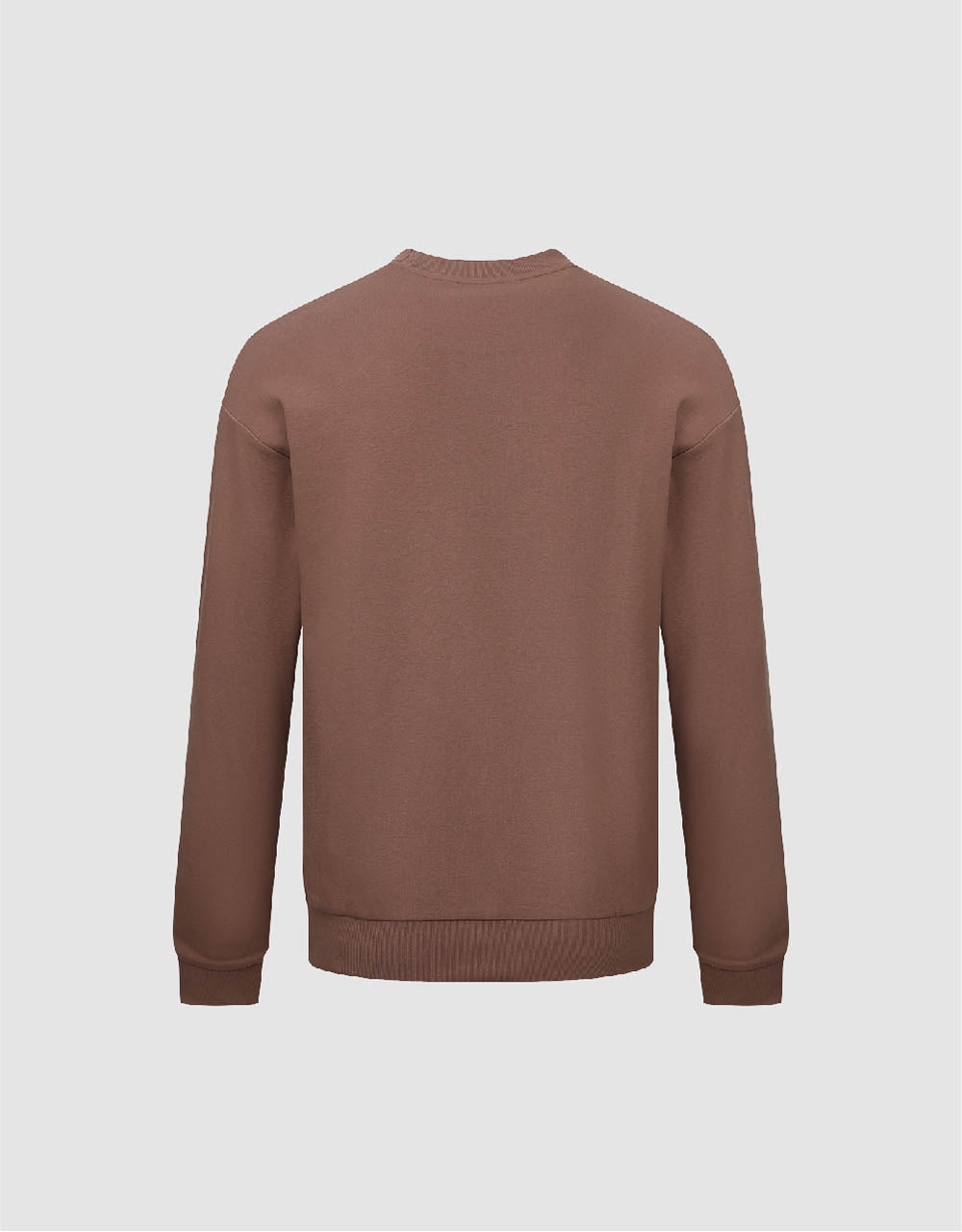 Letter Embossed Straight Sweatshirt