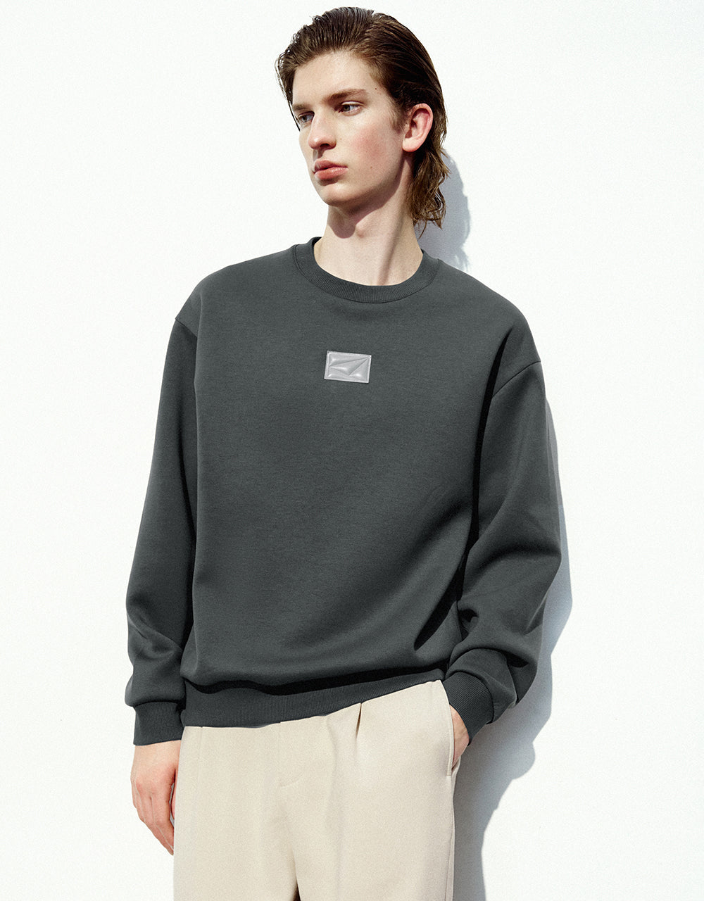 Standard Sleeve Crew Neck Sweatshirt