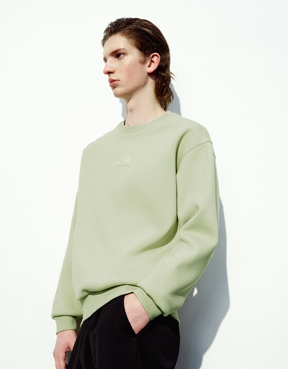 Standard Sleeve Crew Neck Sweatshirt