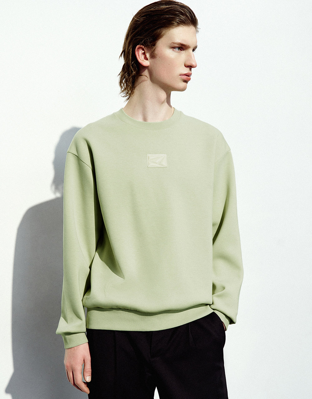 Standard Sleeve Crew Neck Sweatshirt