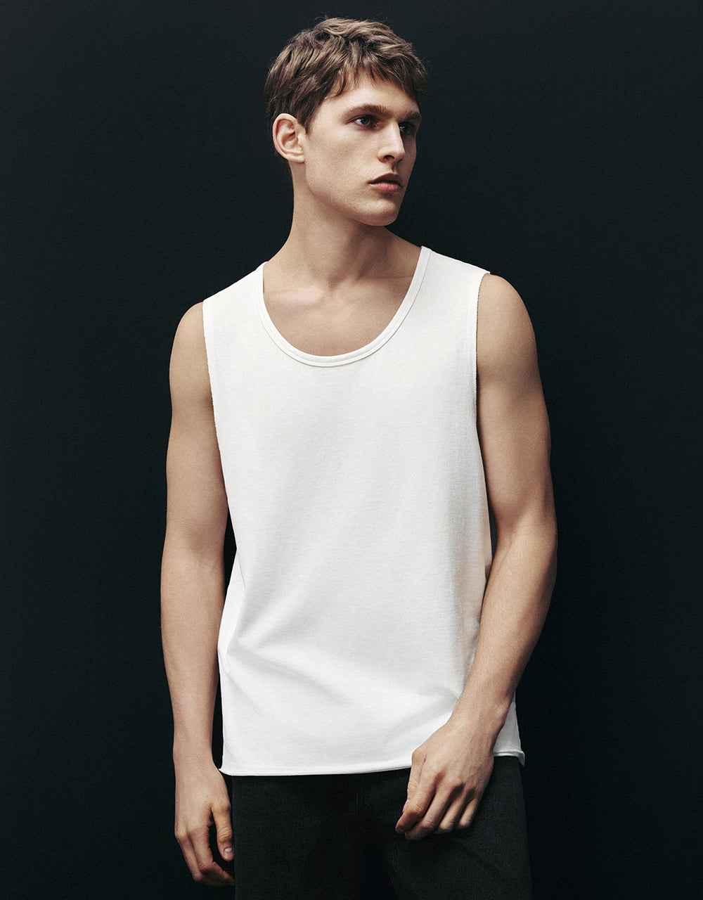 Crew Neck Loose Tank Top