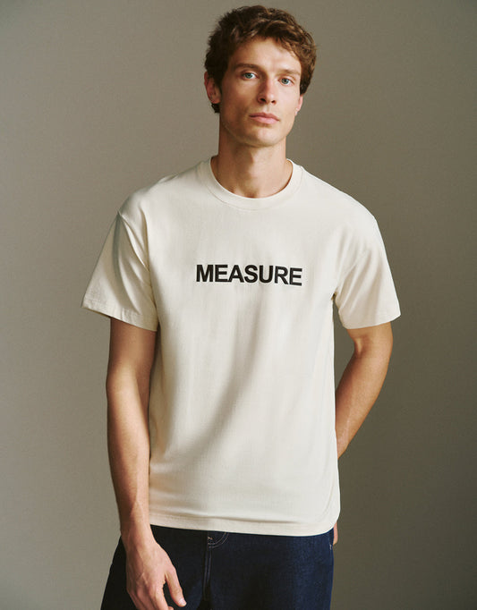 Letter Printed Straight T-Shirt