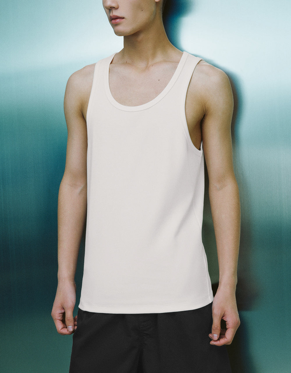 Crew Neck Knitted Tank Top