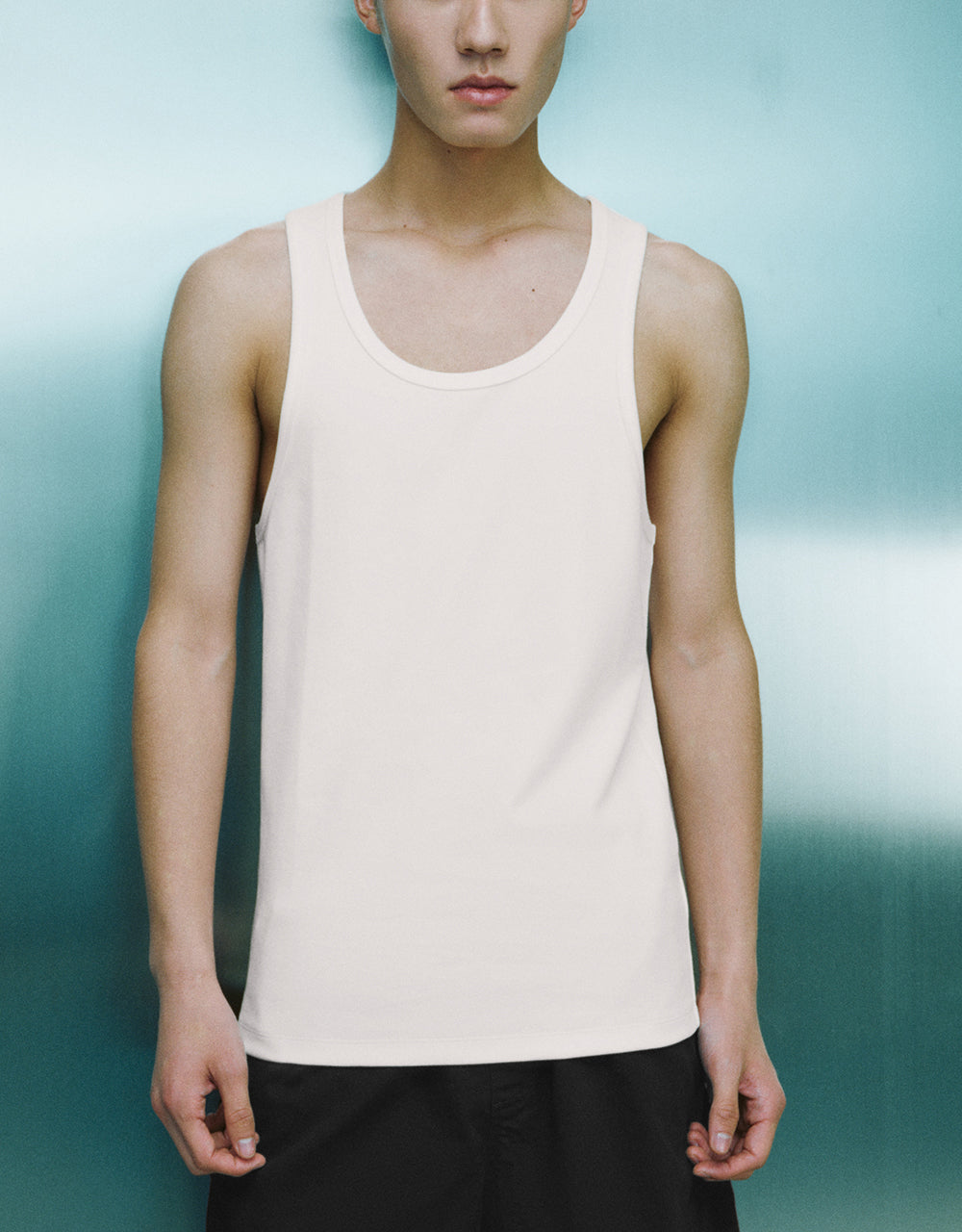 Crew Neck Knitted Tank Top