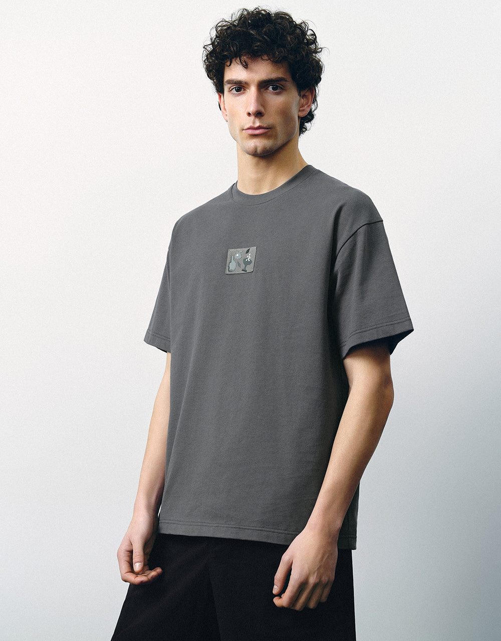 Crew Neck Straight T-Shirt