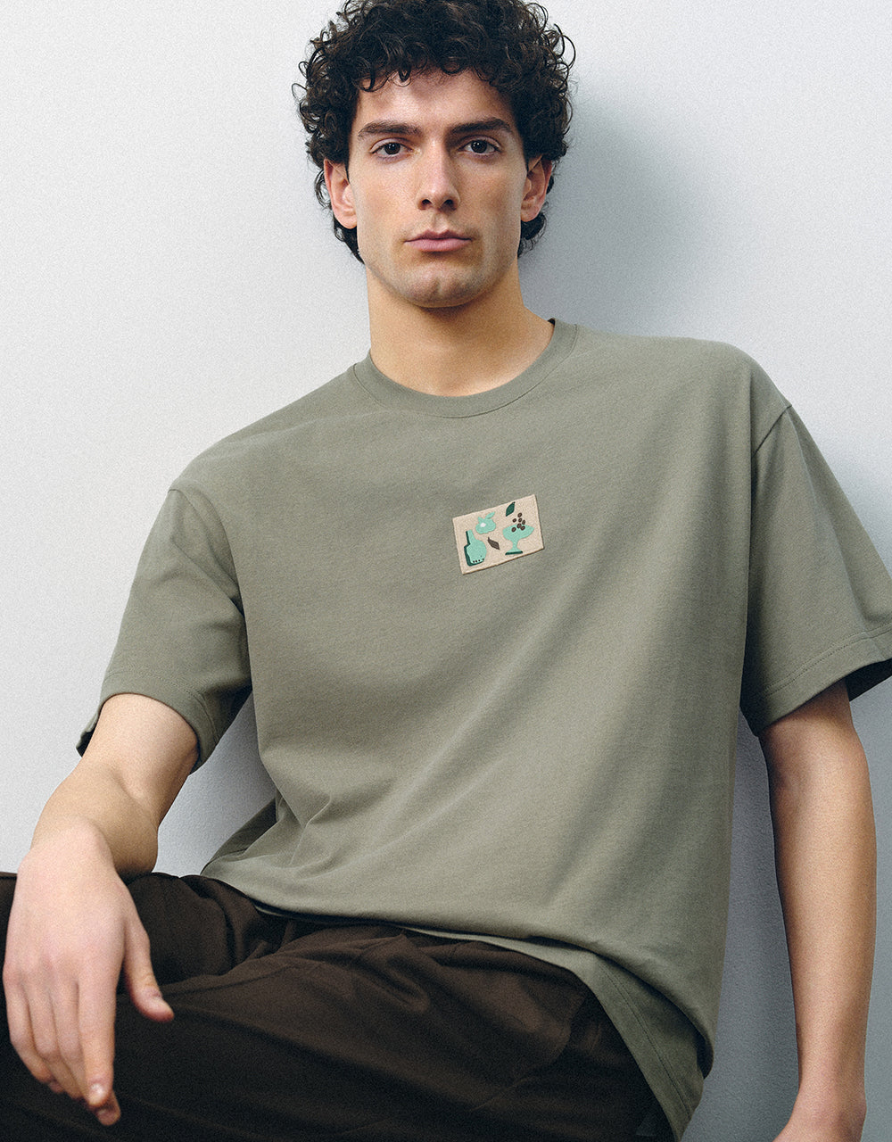 Crew Neck Straight T-Shirt