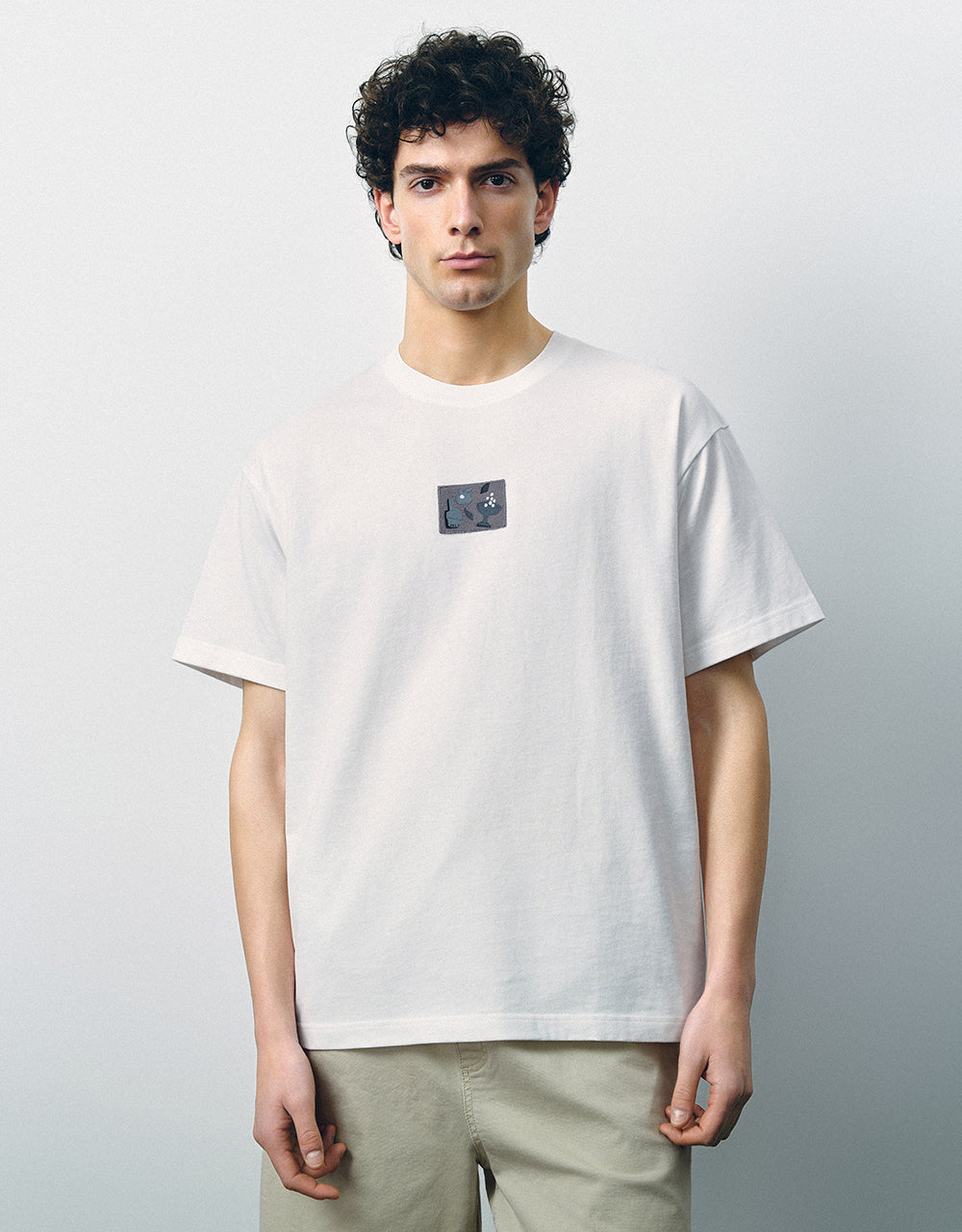 Crew Neck Straight T-Shirt